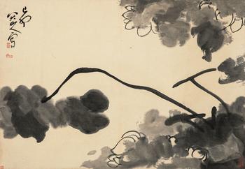 八大山人（1626-1705）[明末清初]?墨荷圖