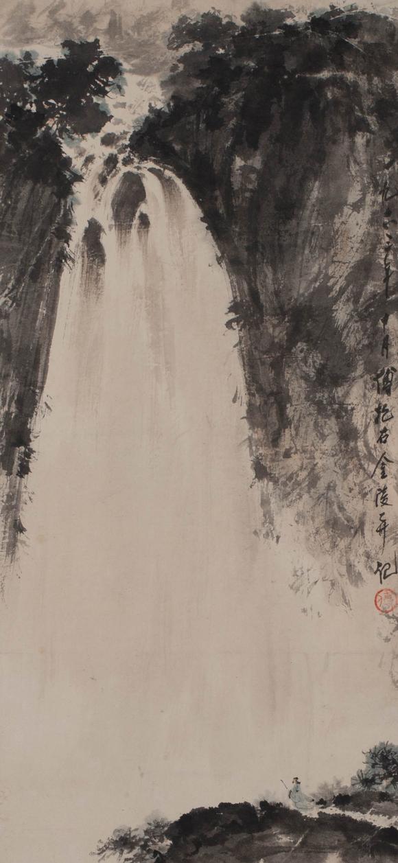 （和正堂株式會社）吉祥美術(shù)|日本·吉祥美術(shù)俱樂部 第19回仲夏珍品拍賣會傅抱石 山水