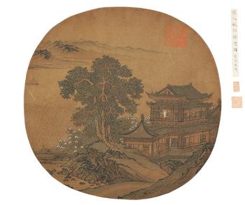 佚名（龐萊臣舊藏）  宋人秋江詩思圖