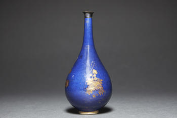 PETIT VASE PIRIFORME à LONG COL