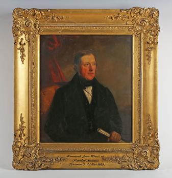 English School (19th century) - Portrait of George Abernethy (died 1