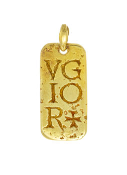 Van Cleef & Arpels, pendentif signe du zodiaque or 750  virgo