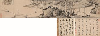 沈周 幽人覓句圖卷