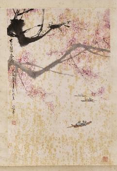 秦嶺雲(yún)（1914-2008） 杏花春雨