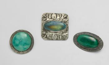 Arts & Crafts?

Three Liberty & Co style brooches, circa 1