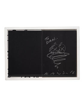 KAWS (b. 1974)  KAWS：Man's Best Friend Hardcover Book 2016, With Signature and Drawing by the artist