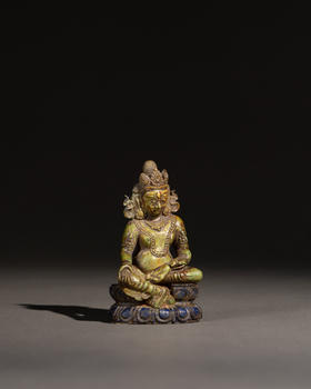 元  青金石財(cái)神