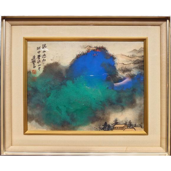 春和美術(shù)張大千  深山過雨