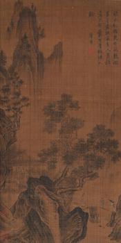 唐寅  山水