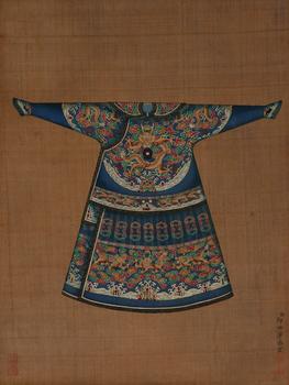 郎世寧  皇帝夏服