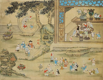 佚名 百子圖