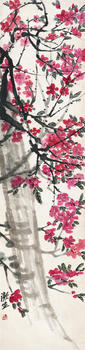 齊白石  桃花