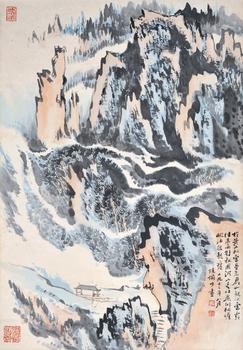陸儼少 黃山山水