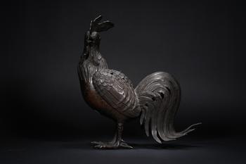 清 公雞熏