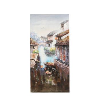 江南水鄉(xiāng)油畫