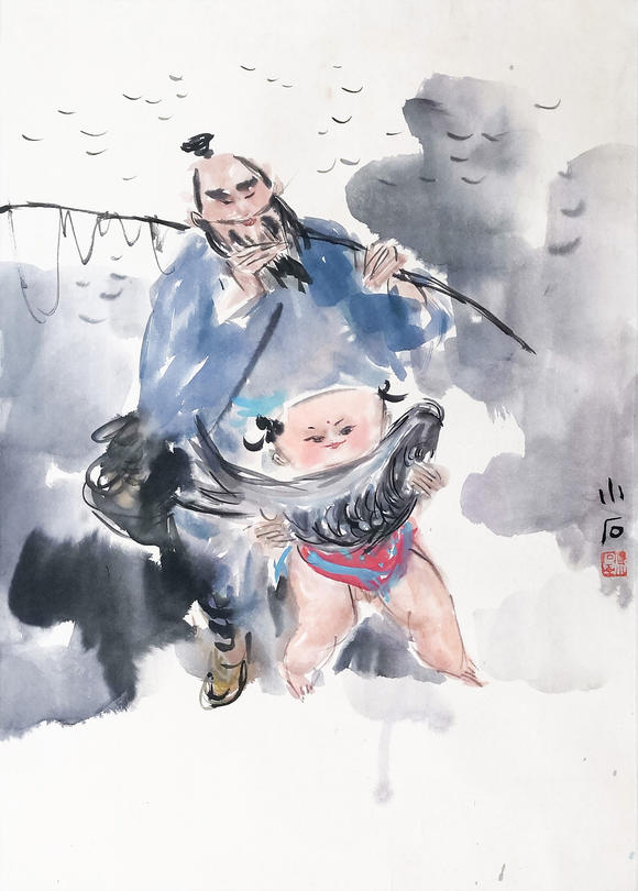 香港今是傅小石 人物