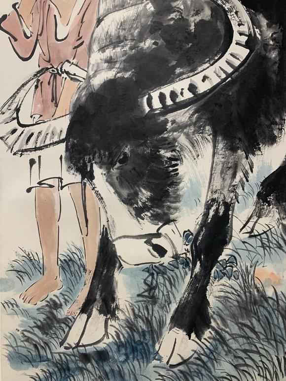 东京四季春秋徐悲鸿 牧牛图