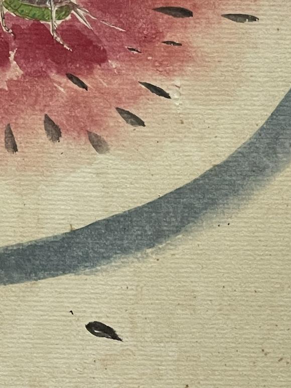 齐白石草虫西瓜