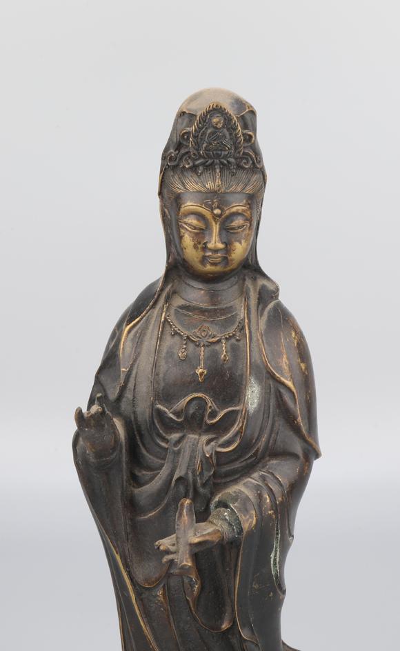 铜观世音菩萨像