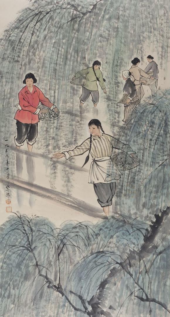 七美术魏紫熙 农耕乐