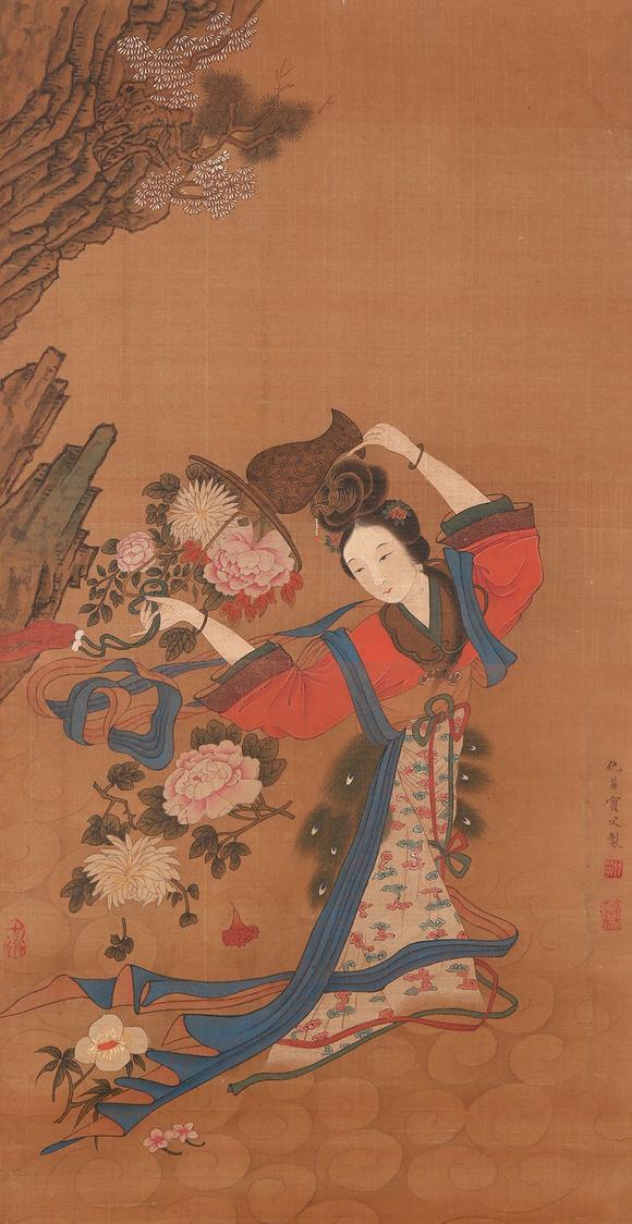 山口美术株式会社仇英 仙女散花