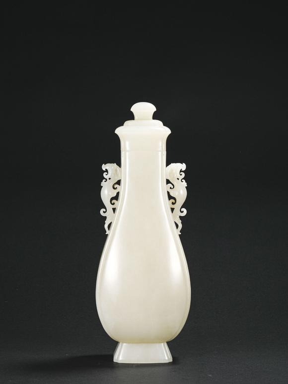 清时代和田白玉瓶