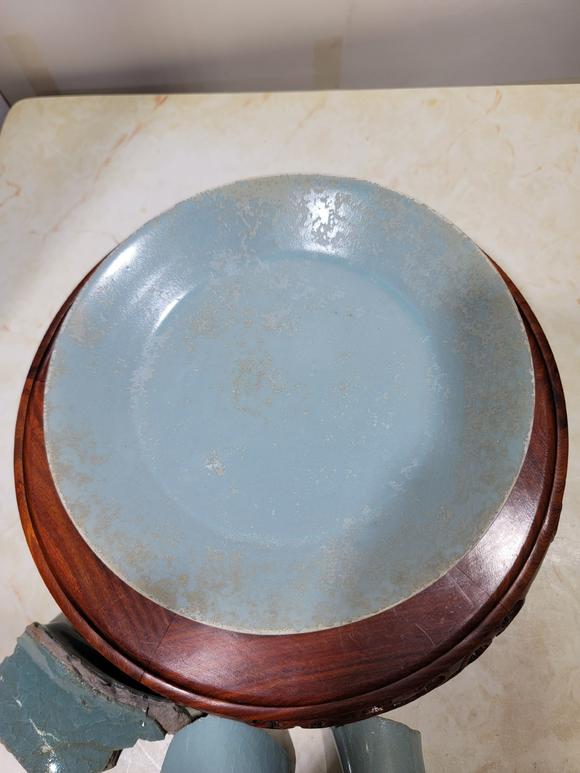 北宋汝窑天青釉盘_北宋汝窑天青釉盘估价_北宋汝窑天青釉盘高清大图