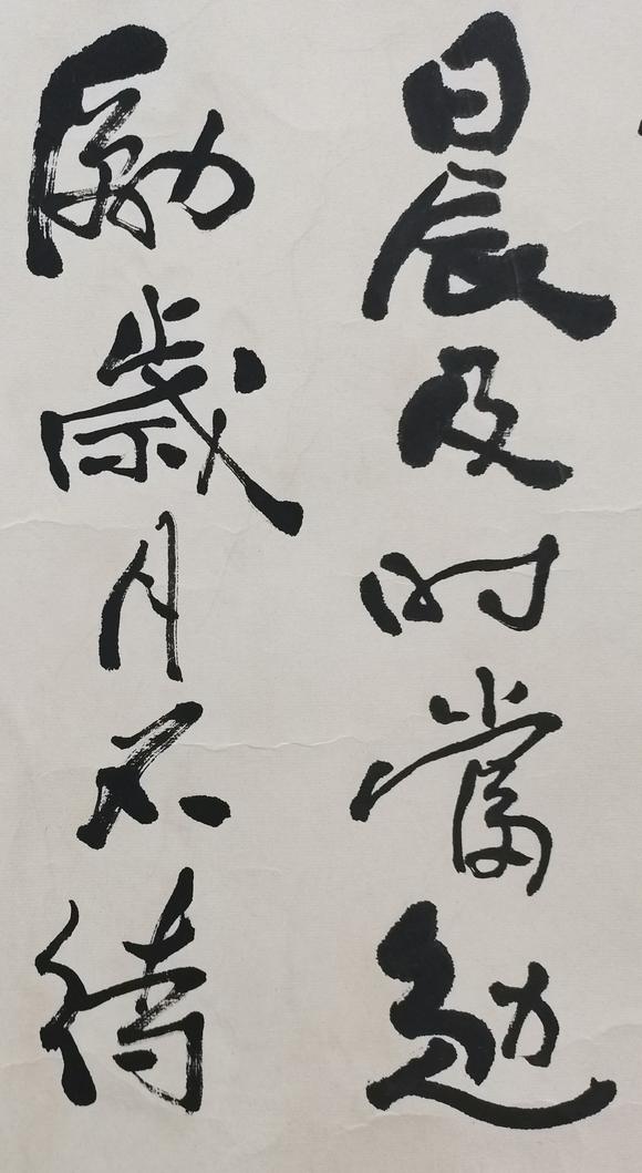 费新我书法纸本水墨镜心