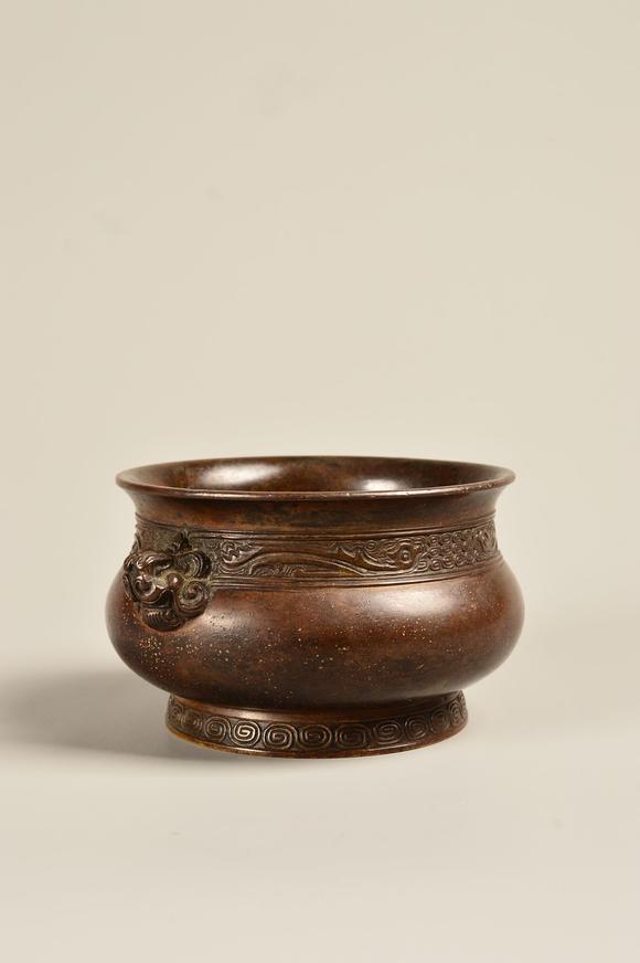 thexuandeincenseburnerwithdoubleears天鸡耳宣德炉