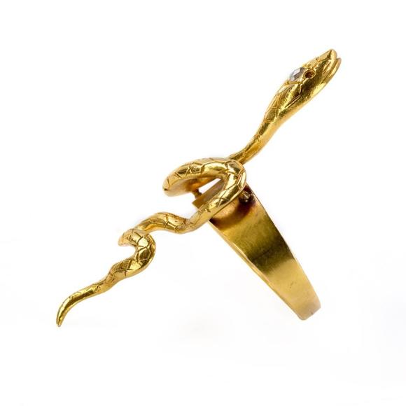 hill auction galleryladies 18k rose cut diamond snake serpent