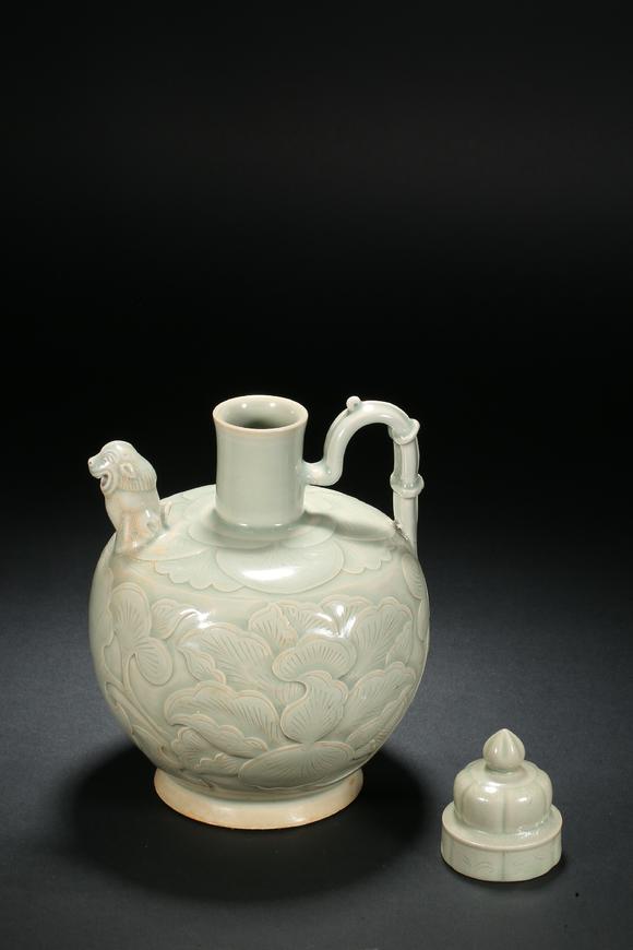 celadonportablepotsongdynasty宋代青釉执壶