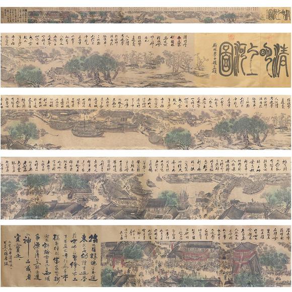 赵孟頫款清明上河图