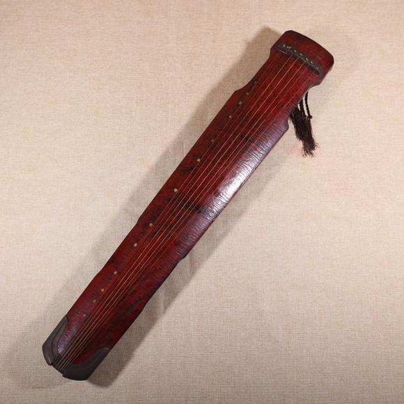 清髹漆春雷款列子式古琴