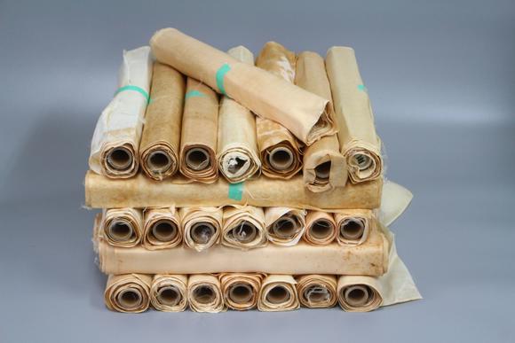 民国 书画绢 三十六卷