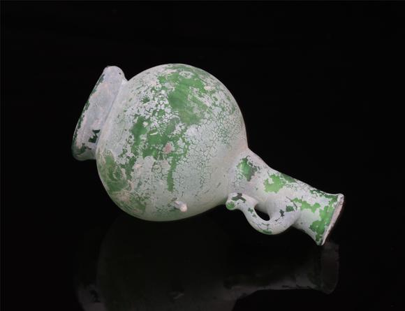 唐代琉璃瓶三个threeglassvasestangdynasty