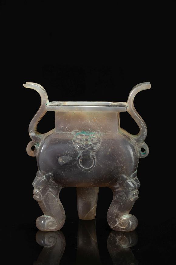 agatecenserfromliao辽代玛瑙香炉