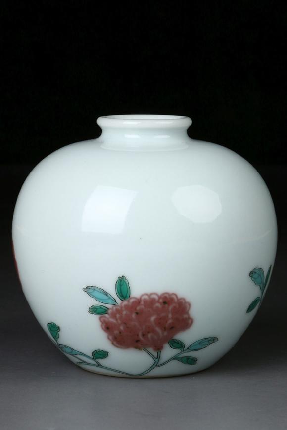 清康熙苹果尊familleroseflowersjar