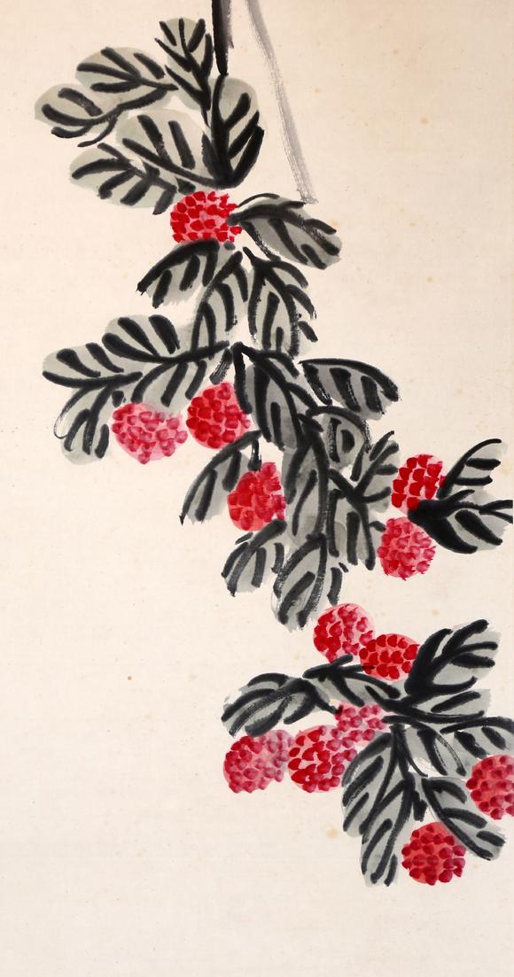 wuchangshuofourscreensofflowers吴昌硕花卉四条屏