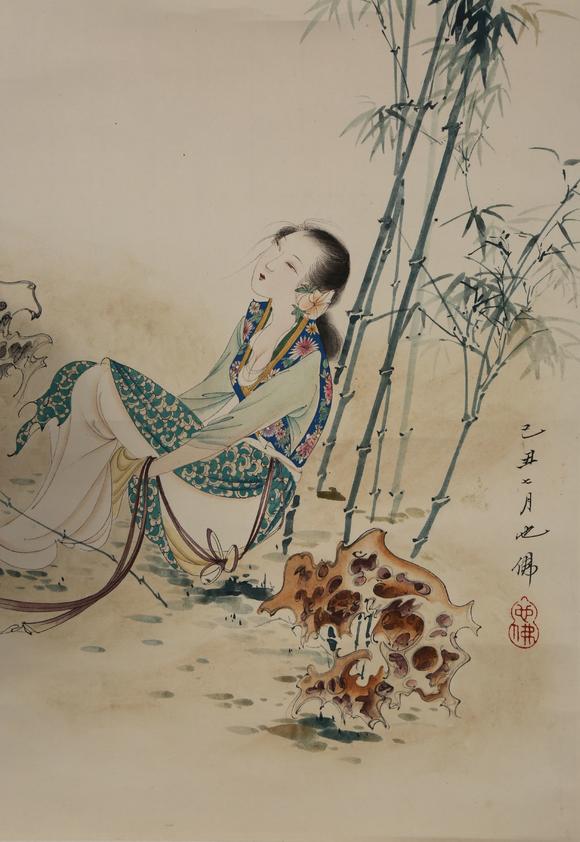 胡也佛胡也佛 仕女_胡也佛胡也佛 仕女估价_胡也佛胡也佛 仕女高清