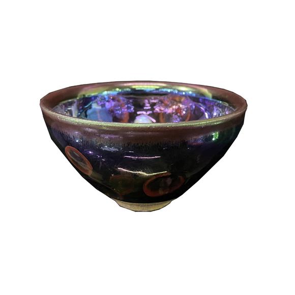 宋代御供曜变七彩天目建盏