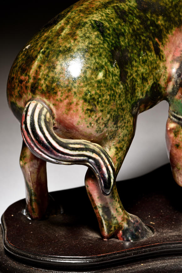 五彩陶瓷马wucaihorsefigure