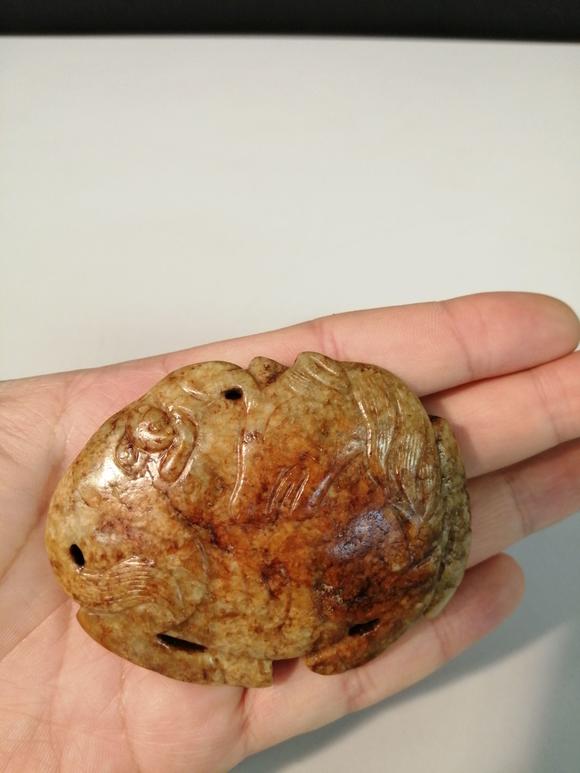 宋马上封侯纹玉带扣